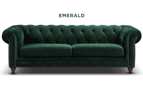 Kensington velvet button 3 seater sofa gif %284%29