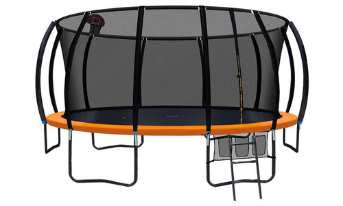 Everfit 16ft trampoline with basketball hoop web1