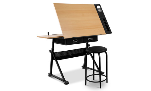 Artiss tilt drafting table stool set web1