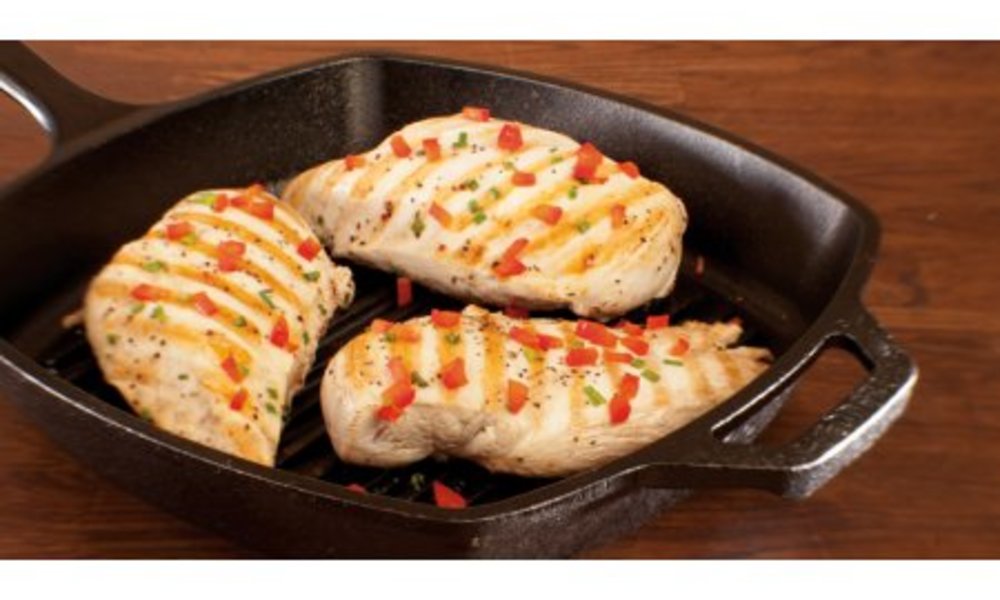 Container Door Ltd Lodge Cast Iron Grill Pan 26cm 8