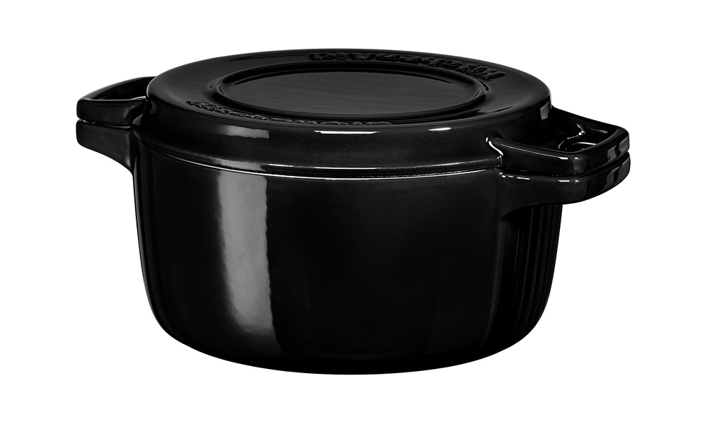 Container Door Ltd Kitchenaid 3.8L Casserole Dish Onyx Black 7
