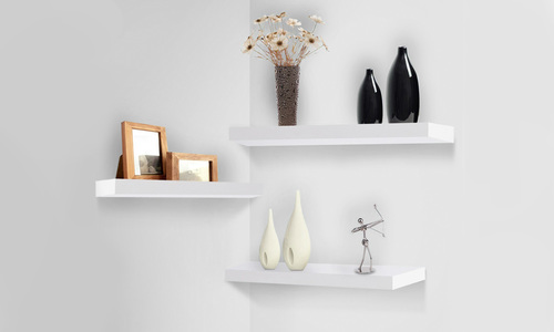 Artiss 3 piece floating wall shelves web1