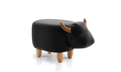 artiss kids animal stool black cow web16