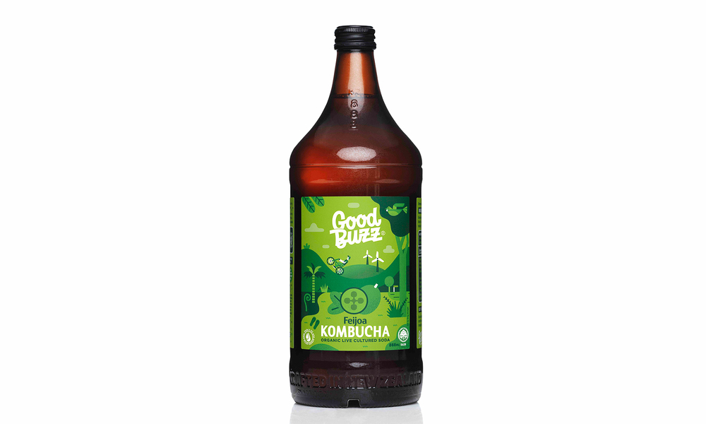 Container Door Ltd | Good Buzz Kombucha Feijoa