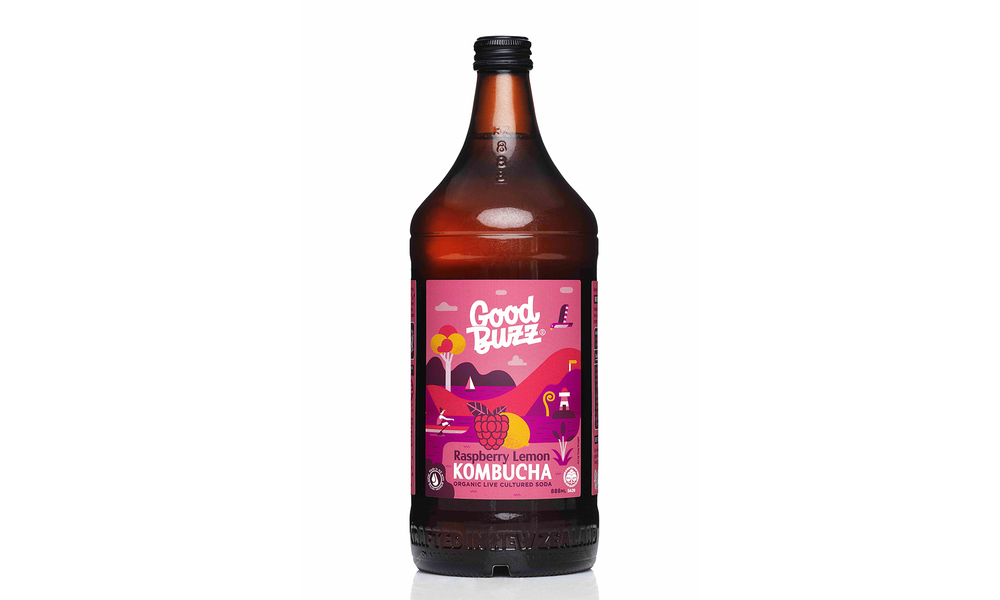 Container Door Ltd | Good Buzz Kombucha Raspberry Lemon
