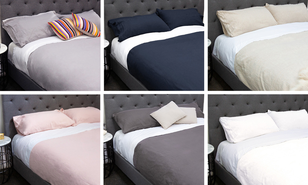 Container Door Ltd French Linen Duvet Set MASSIVE CLEARANCE 7