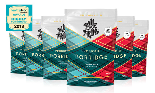 Blue frog porridge vanilla x6 badges added web