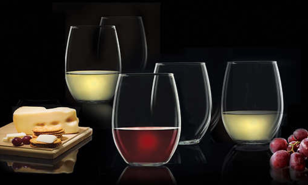 Container Door Ltd Luminarc 12pack Stemless Wine Glasses 4