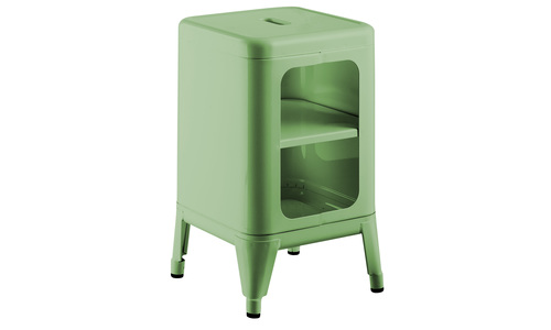 Light green replica frederic gaunet tolix cabinet 2 tier web1