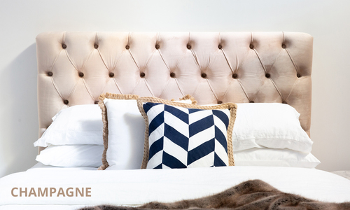 New champagne kingston velvet tufted headboard web1