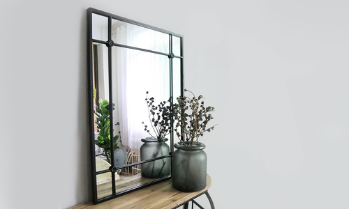 Iron framed mirror web1