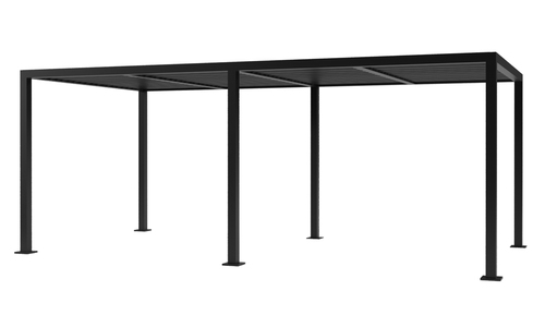 6x3 dark charcoal aluminium pergola 2356 web1
