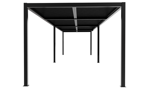 8x3 dark charcoal aluminium pergola 2357 web1