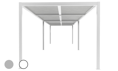 8x3 matte white aluminium pergola 2357 web1 copy