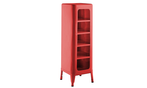 Red replica frederic gaunet tolix cabinet 5 tier web1