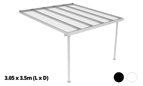 3.05 x 3.5m matte grey web