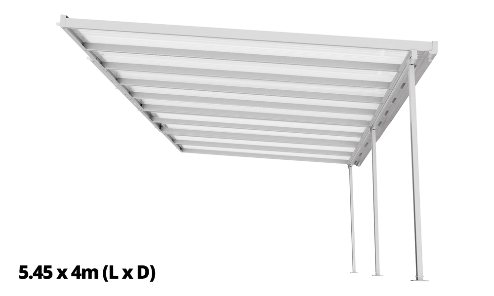 Container Door Ltd | Wall Mounted Patio Cover 5.45 x 4m #2