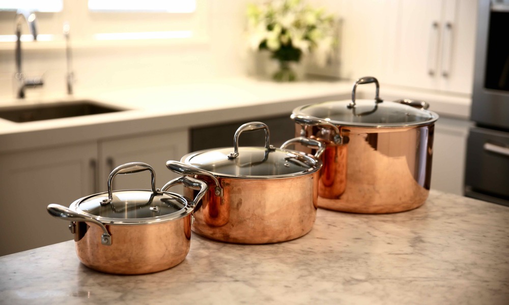 Container Door Ltd 5 PCS Copper Pot Set