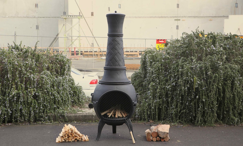 Container Door Ltd Cast Iron Chiminea