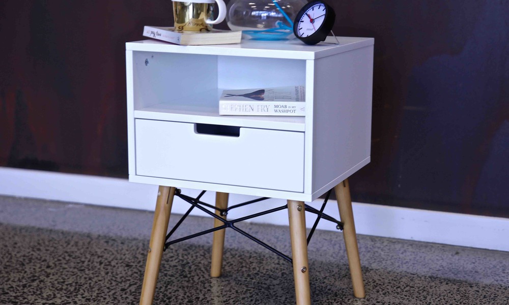 Container Door Ltd Bedside Table