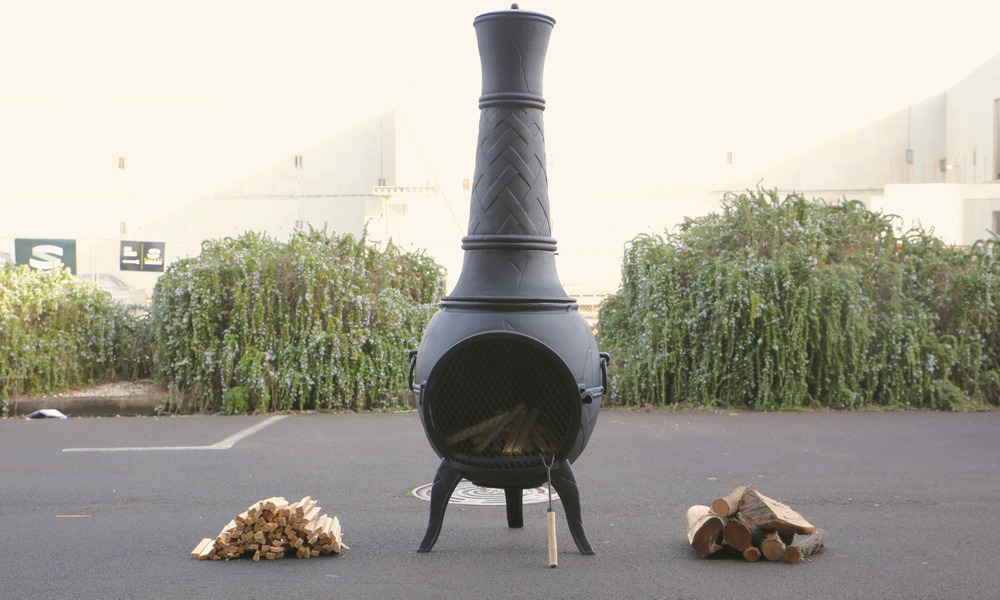 Container Door Ltd Cast Iron Chiminea