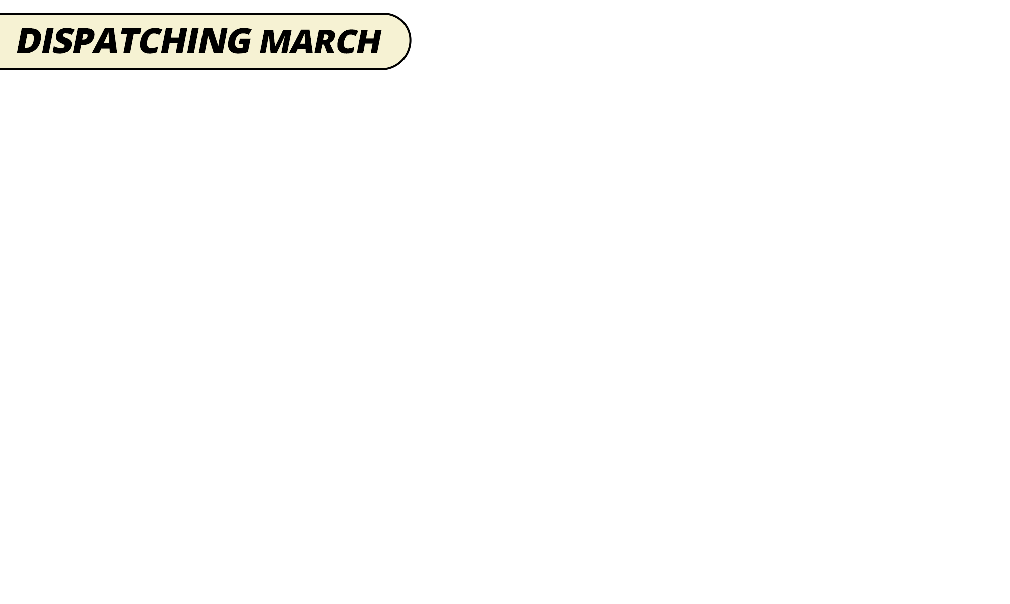 Dispatching march