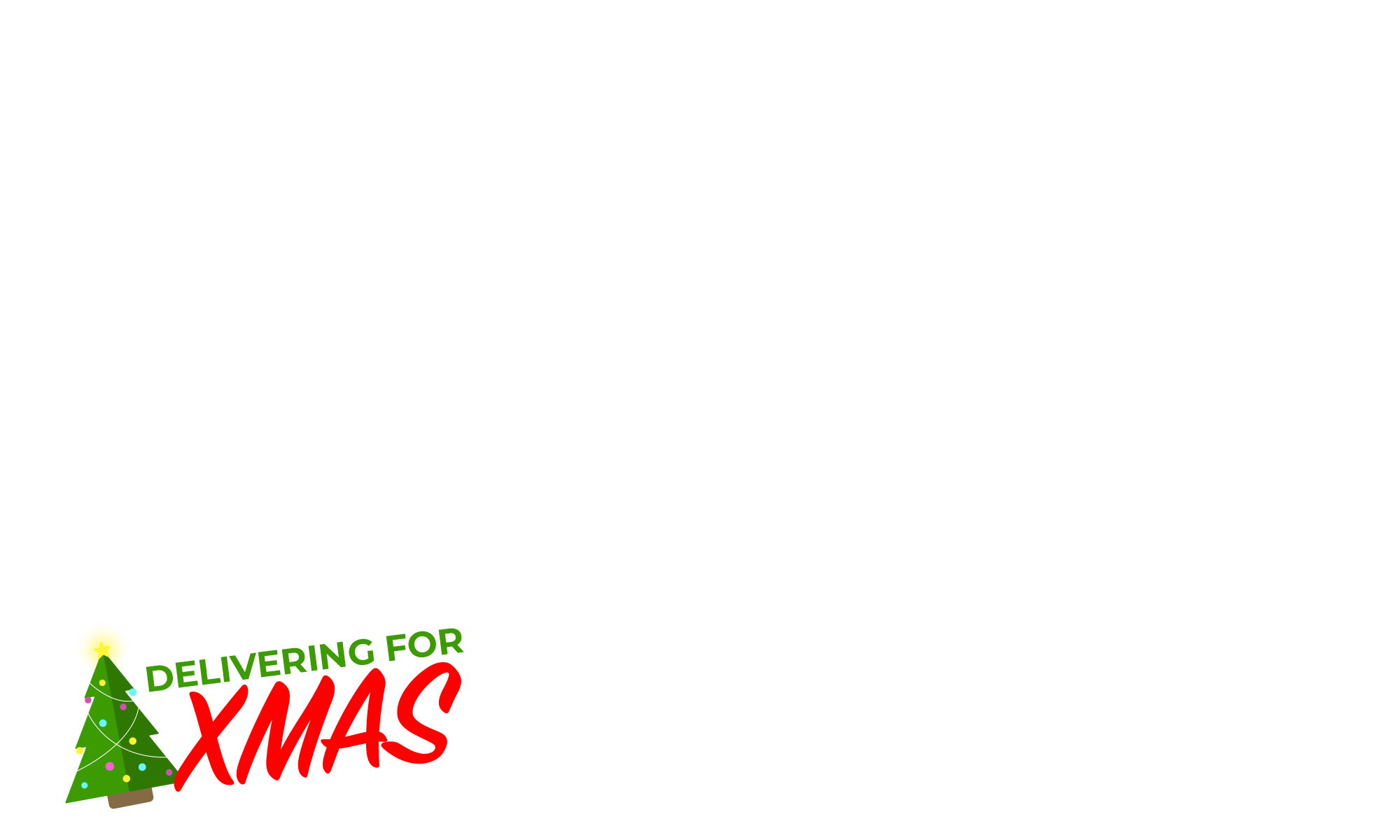 Xmas overlay delivering for xmas