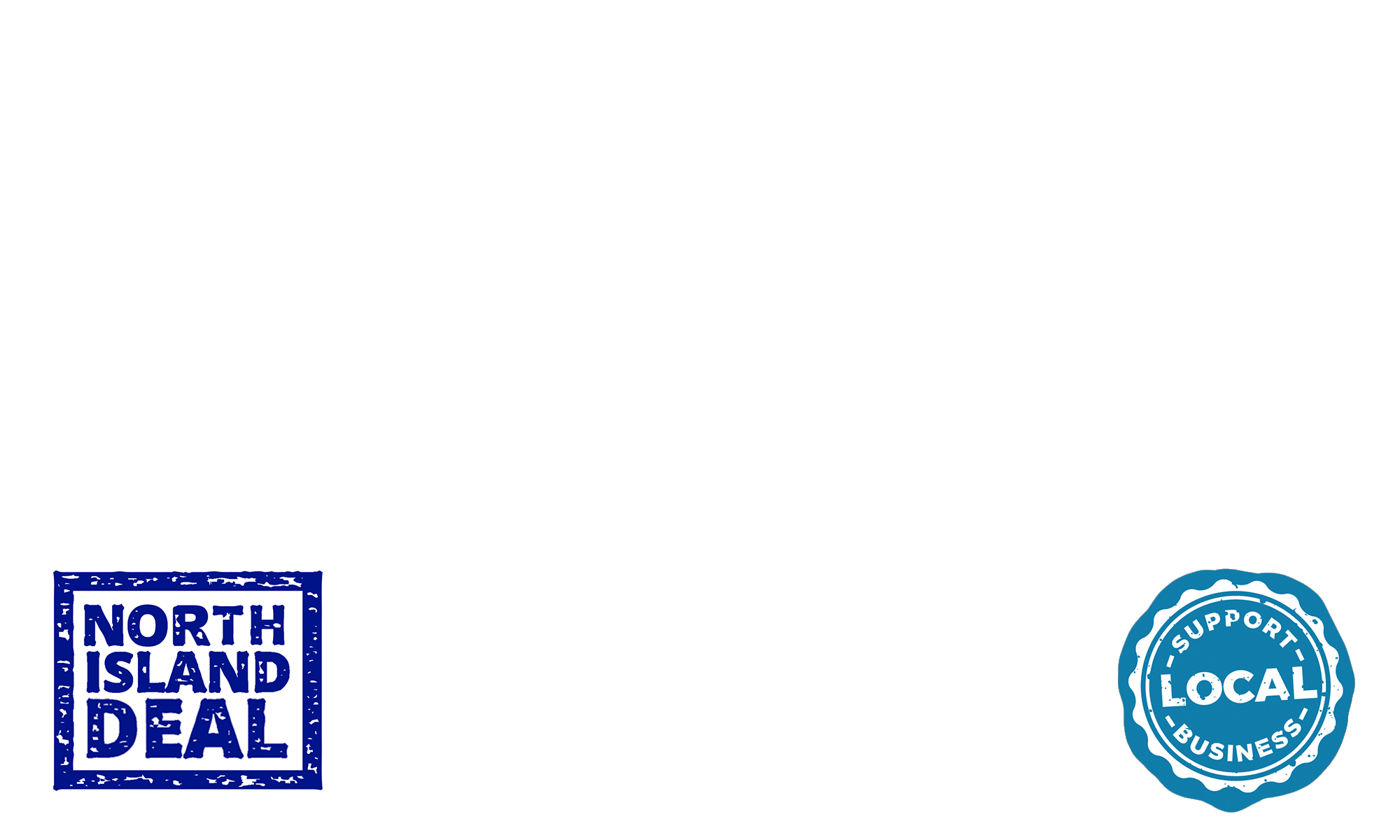 North island support logo overlay