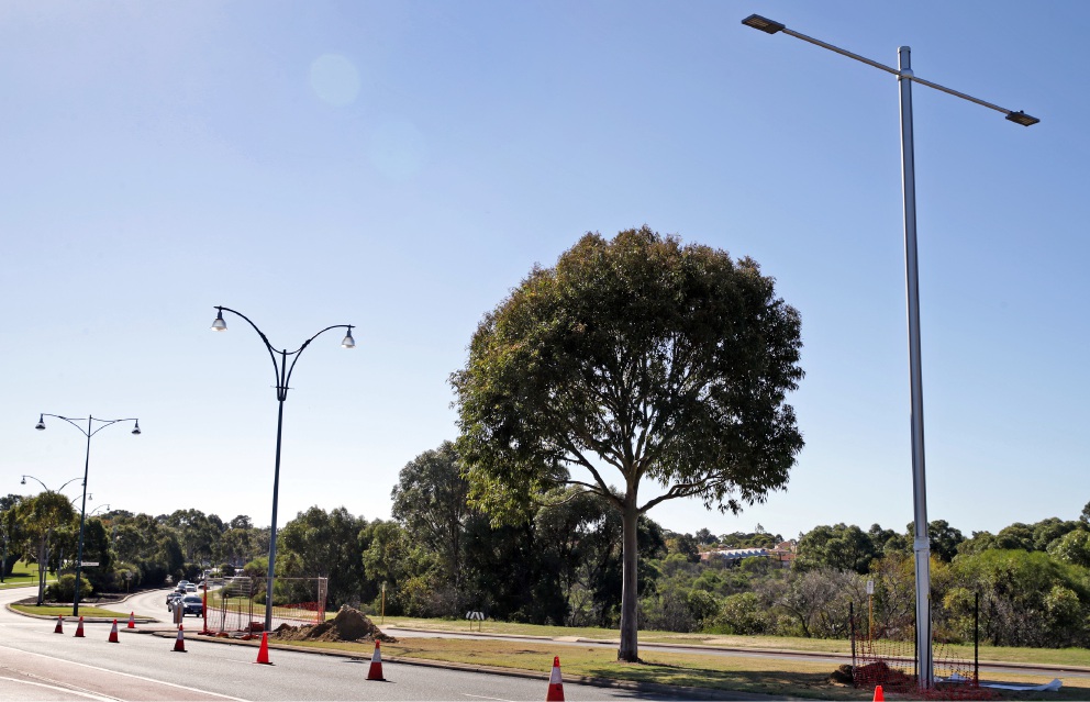 New street light poles for Joondalup Drive in CBD Community News Group