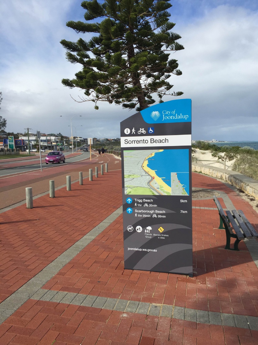 City of Joondalup installs Sunset Coast Trail signs Community News Group