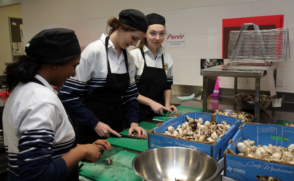 Woodvale Secondary College students cook up a storm for the needy