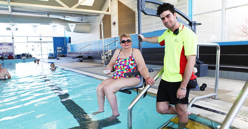 City of Stirling installs pool hoist at Terry Tyzack Aquatic Centre after disability funding