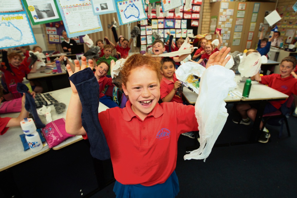 Quinns Rock Primary students get creative for National Recycling Week
