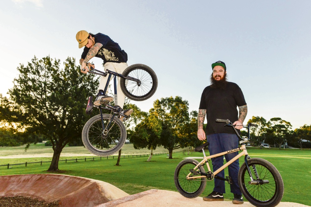 Rundown bike track in Hamilton Hill transformed into BMX playground