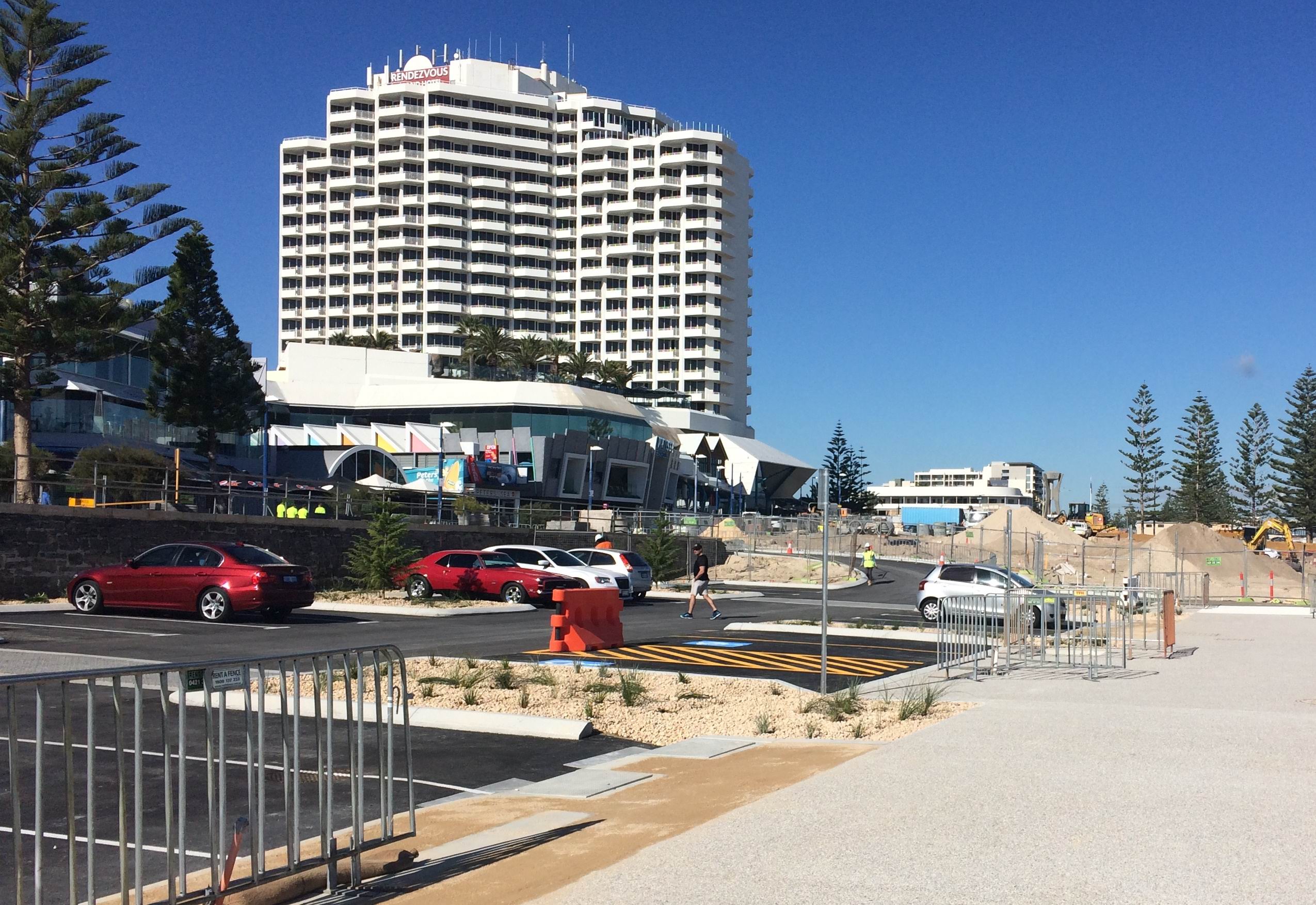 Car park reopens as Scarborough Foreshore redevelopment makes progress
