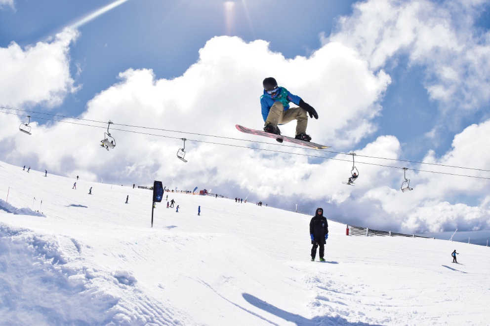 Competition skiing drug test