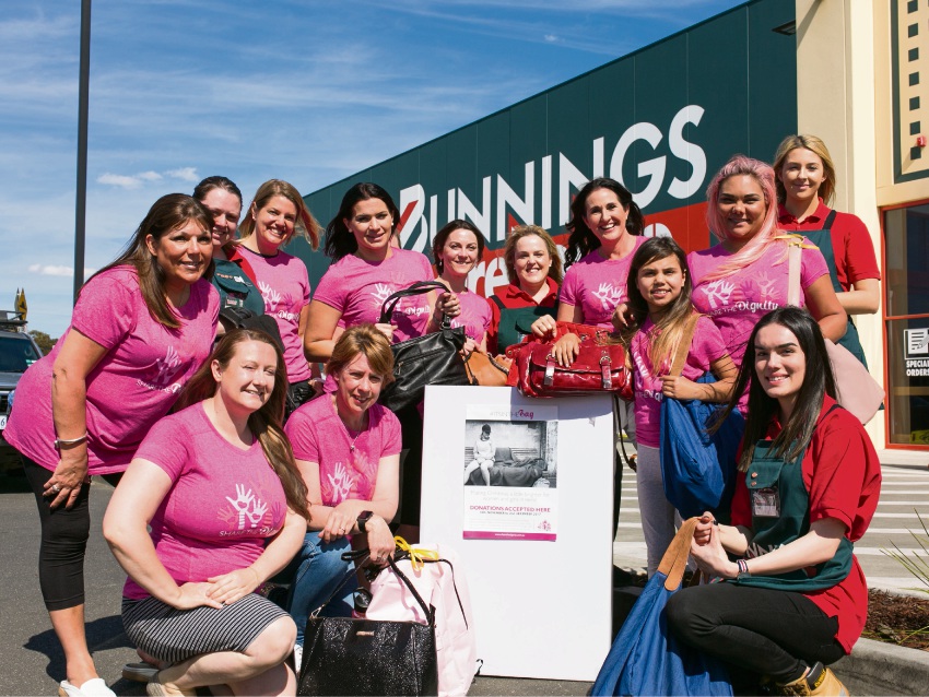 Rockingham and Port Kennedy Bunnings helping Share the Dignity help