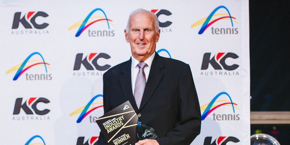 Cottesloe tennis stalwart Allan Wall awarded with Service to Tennis Award