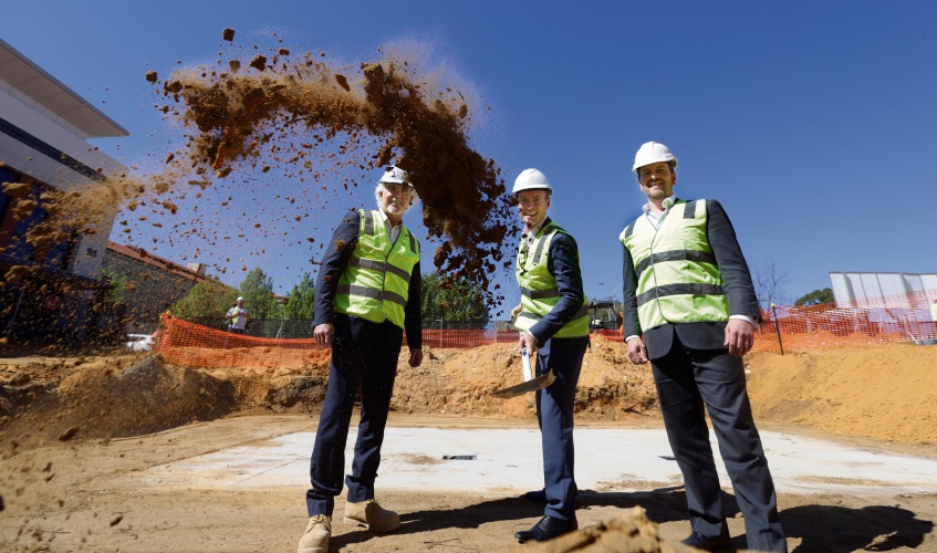 Sod turning marks start of Quest Joondalup hotel construction