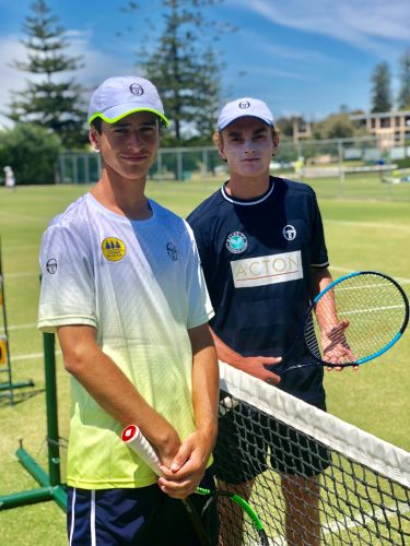 Former doubles partners Will Hann and Tristan Schoolkate face off in