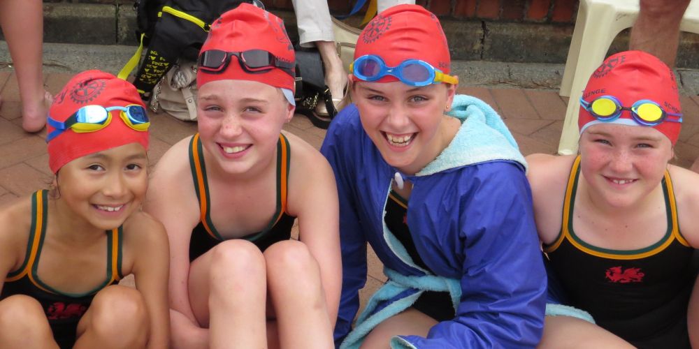 Swimmers from 13 primary schools compete at Wesley College