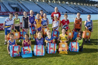 Sports gear on the rise at Joondalup Little Athletics Centre thanks to Coles grant