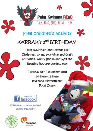 Paint Kwinana REaD Storytime.