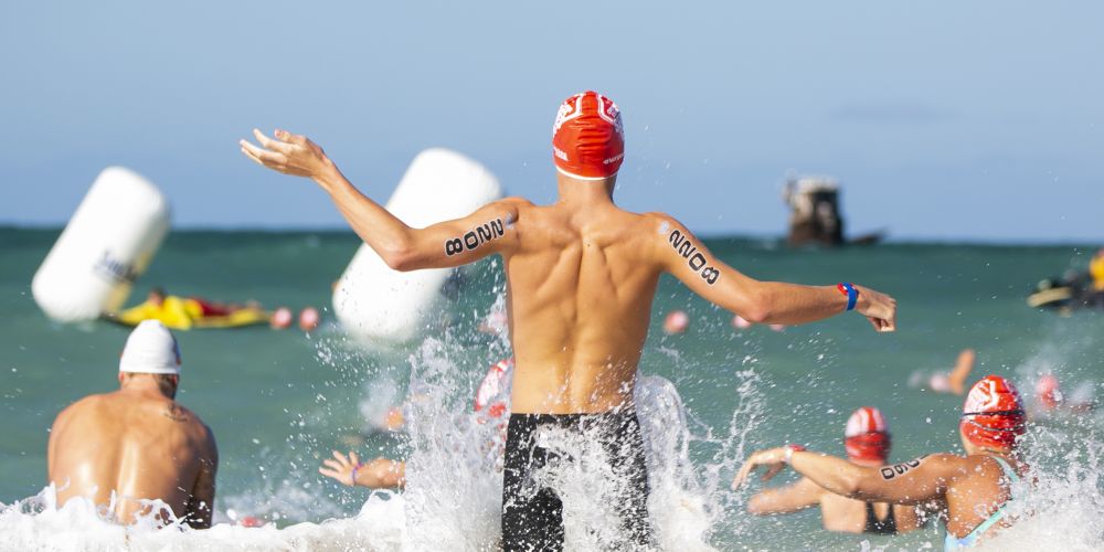 Record numbers at Alkimos round of Swimming WA’s Open Water Swimming Series