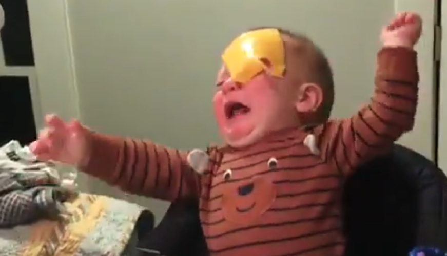 Viral videos show parents throwing cheese slices at babies Community