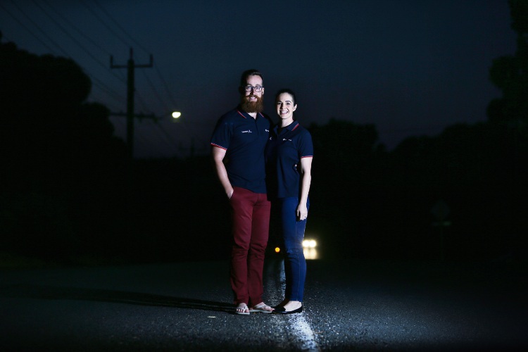 Cyclist, massage volunteer celebrate wedding anniversary