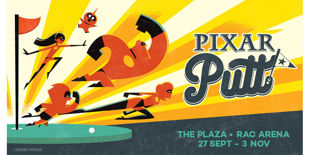 Win one of 40 Pixar Putt family experiences