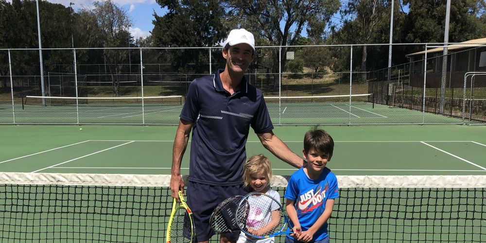 Try your hand at tennis