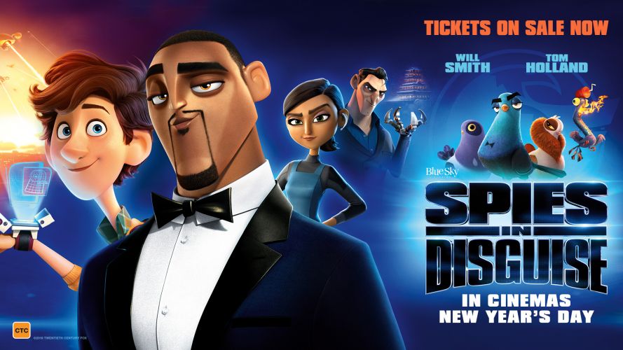 Win 1 of 10 double passes to Spies in Disguise
