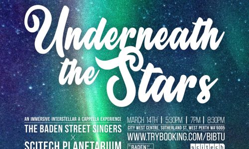 Underneath the Stars
: An immersive, interstellar, a cappella experience